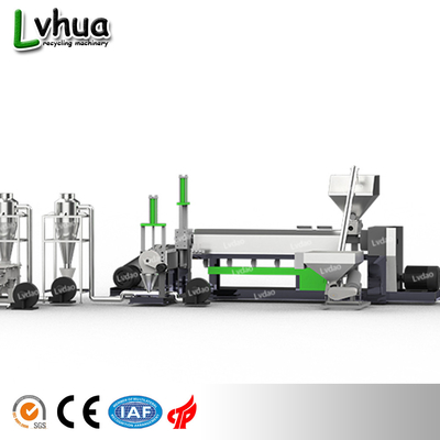 เครื่องอัดรีดสกรูและเกลียวสายพาน PVC ขนาด 30-15 กิโลวัตต์ LDP 200-250 กก. / ชม