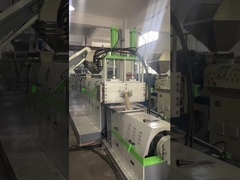 สายเครื่องรีไซเคิลเครื่องตัดร้อนแหวนน้ำ PE